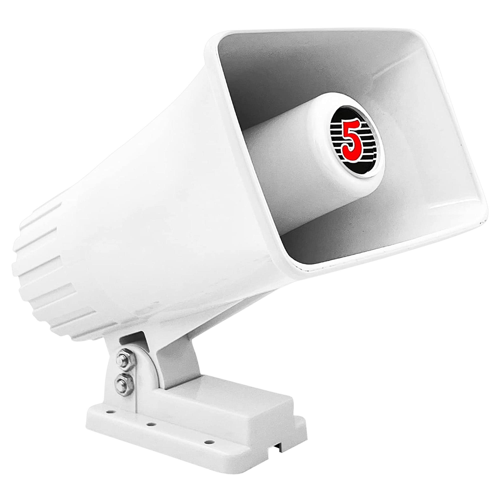 5 Core PA Speaker 6 x 4" 50W Bull Horn Loud Audio Outdoor Speakers System 8Ohm Reflex Megaphone-0