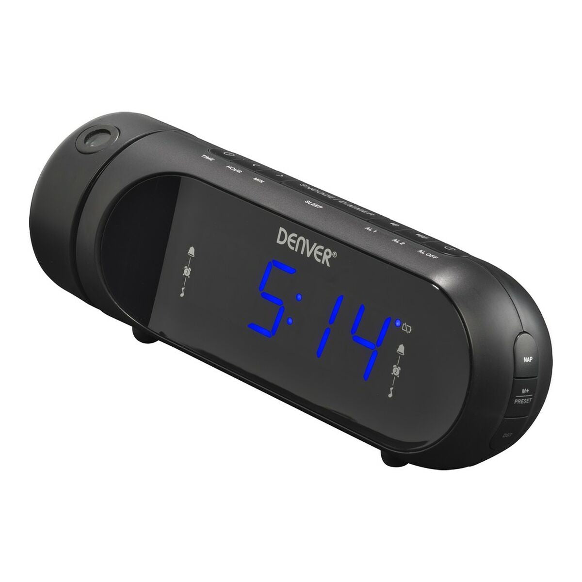 Clock-Radio FM Denver Electronics CPR-700 Black-3