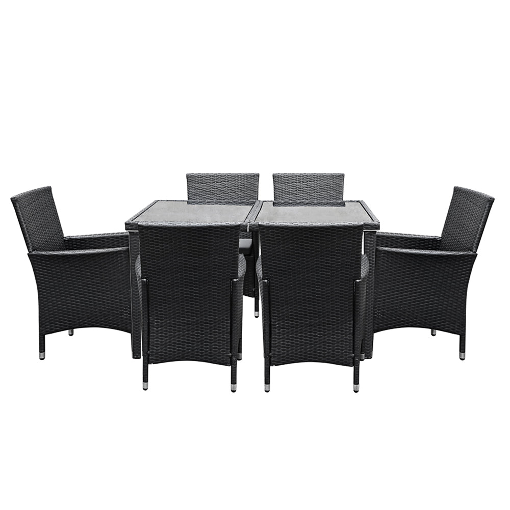 NNEDSZ Outdoor Furniture 7pcs Dining Set-2