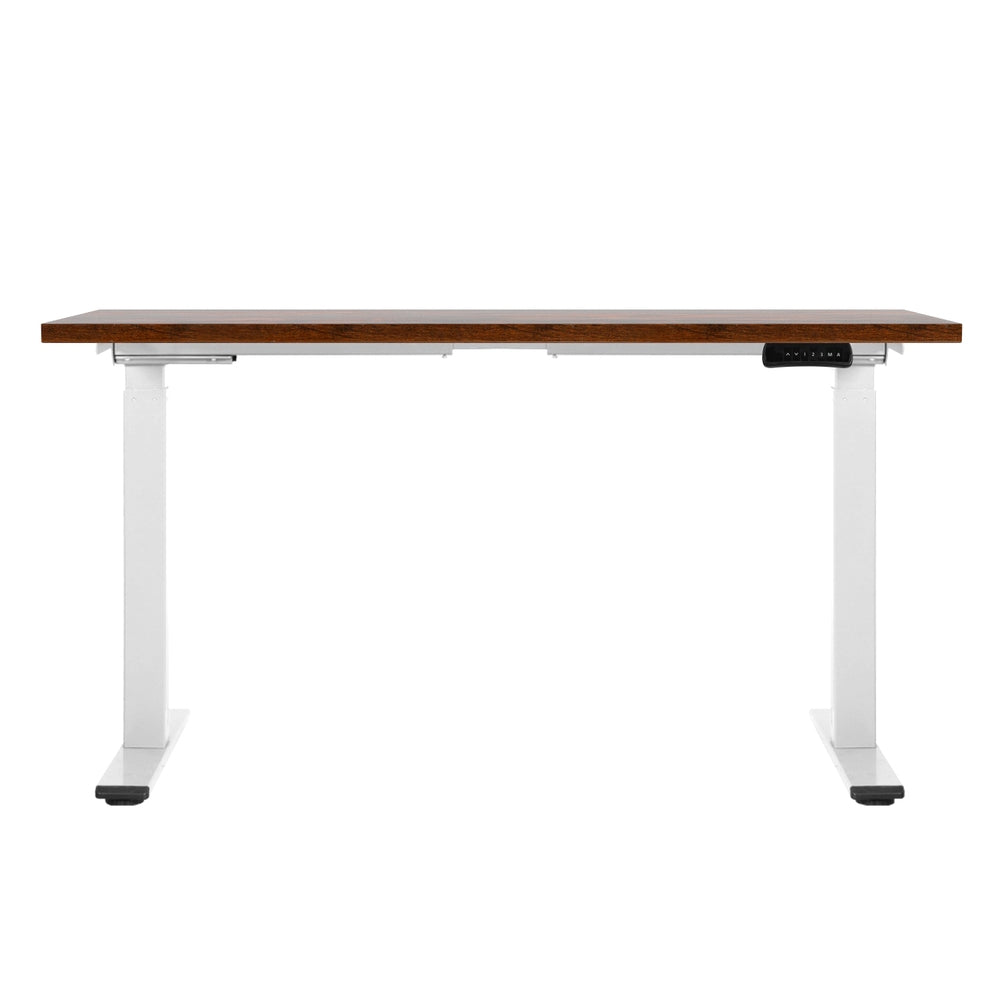 NNEDSZ Artiss Standing Desk Motorised Dual Motor 140CM Rustic Brwon-2