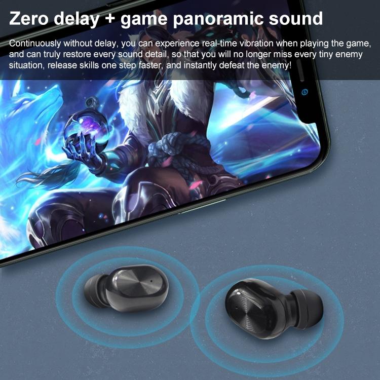 NNEIDS Waterproof Bluetooth 5.0 Tws Earphones With Touch Control - Black-3