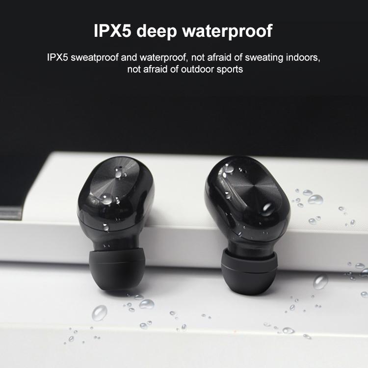 NNEIDS Waterproof Bluetooth 5.0 Tws Earphones With Touch Control - Black-4