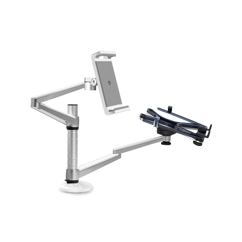 NNEIDS Versatile Rotating Stand For 10-16 Laptops And 4.7-12.9 Tablets - Adjustable Height-0