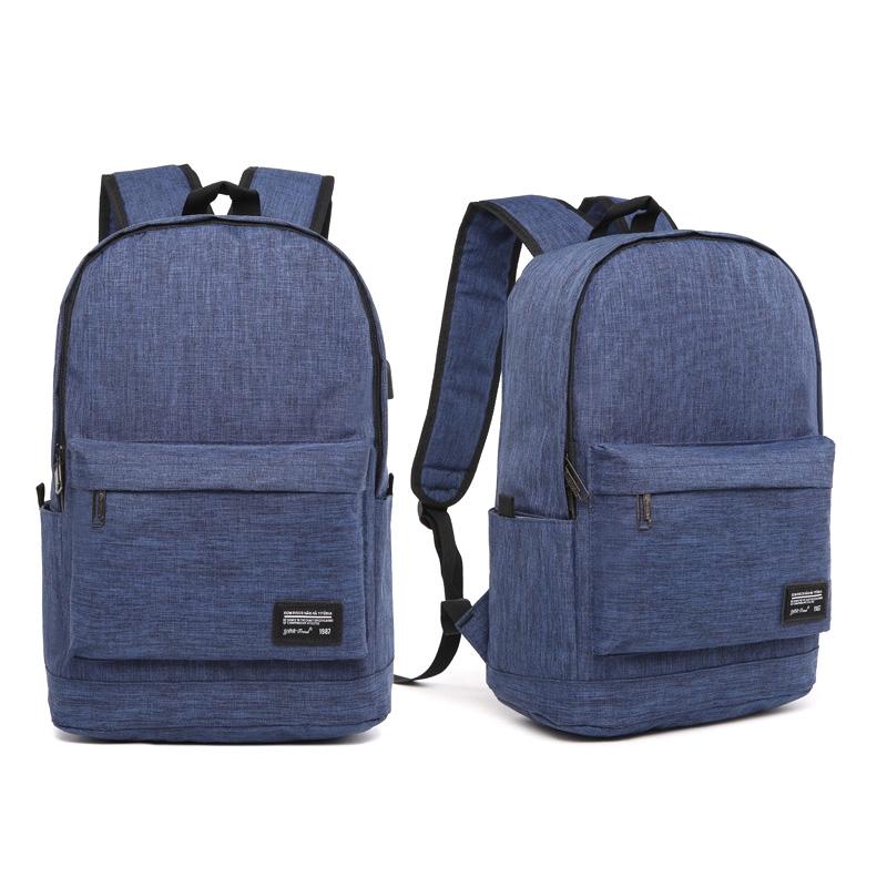 NNEDSZ Multi-function Laptop Backpack with Usb Port - Fits 15.6 Devices - Oxford Cloth - 45x31x16cm - Grey-3
