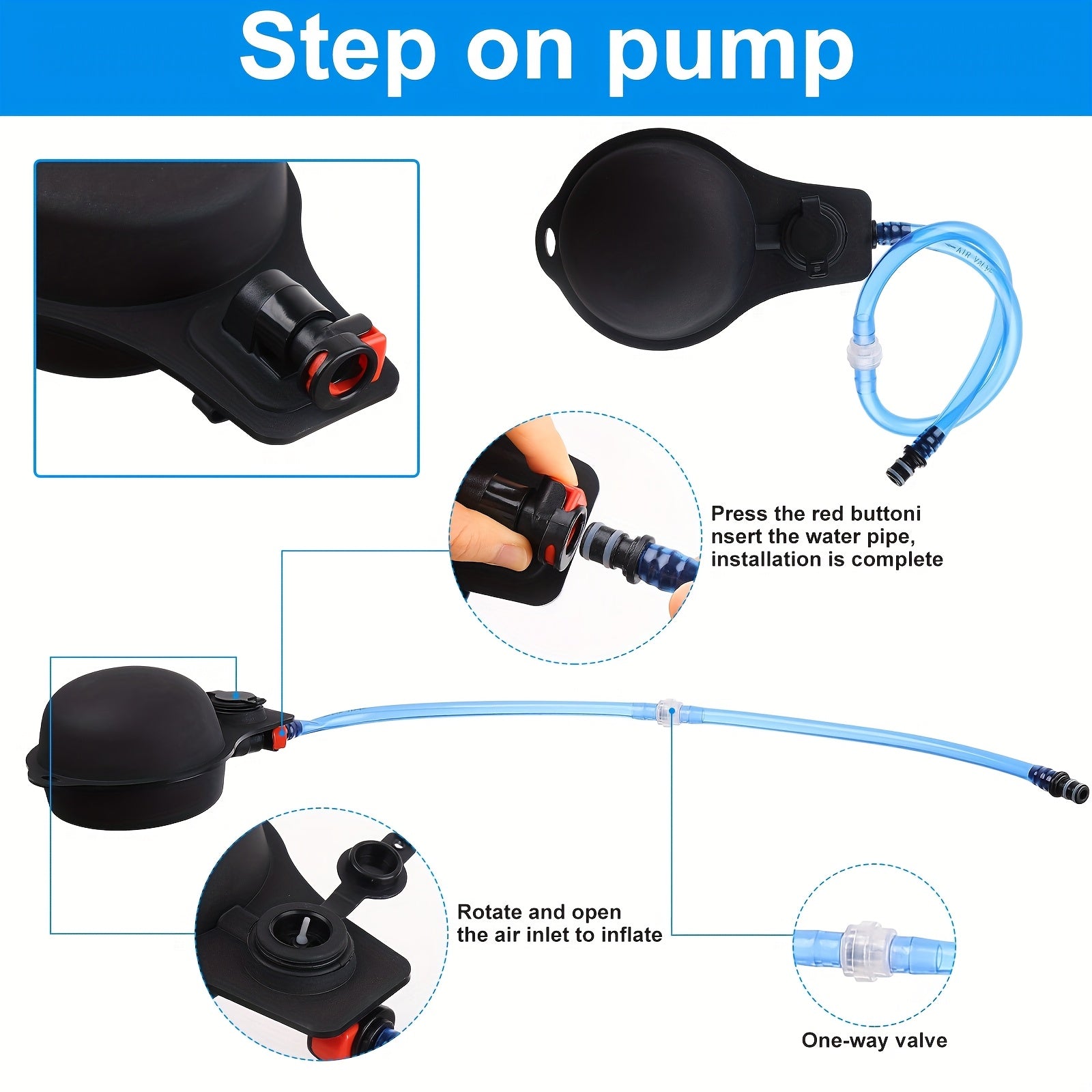 Shower Bag with Foot Pump-2