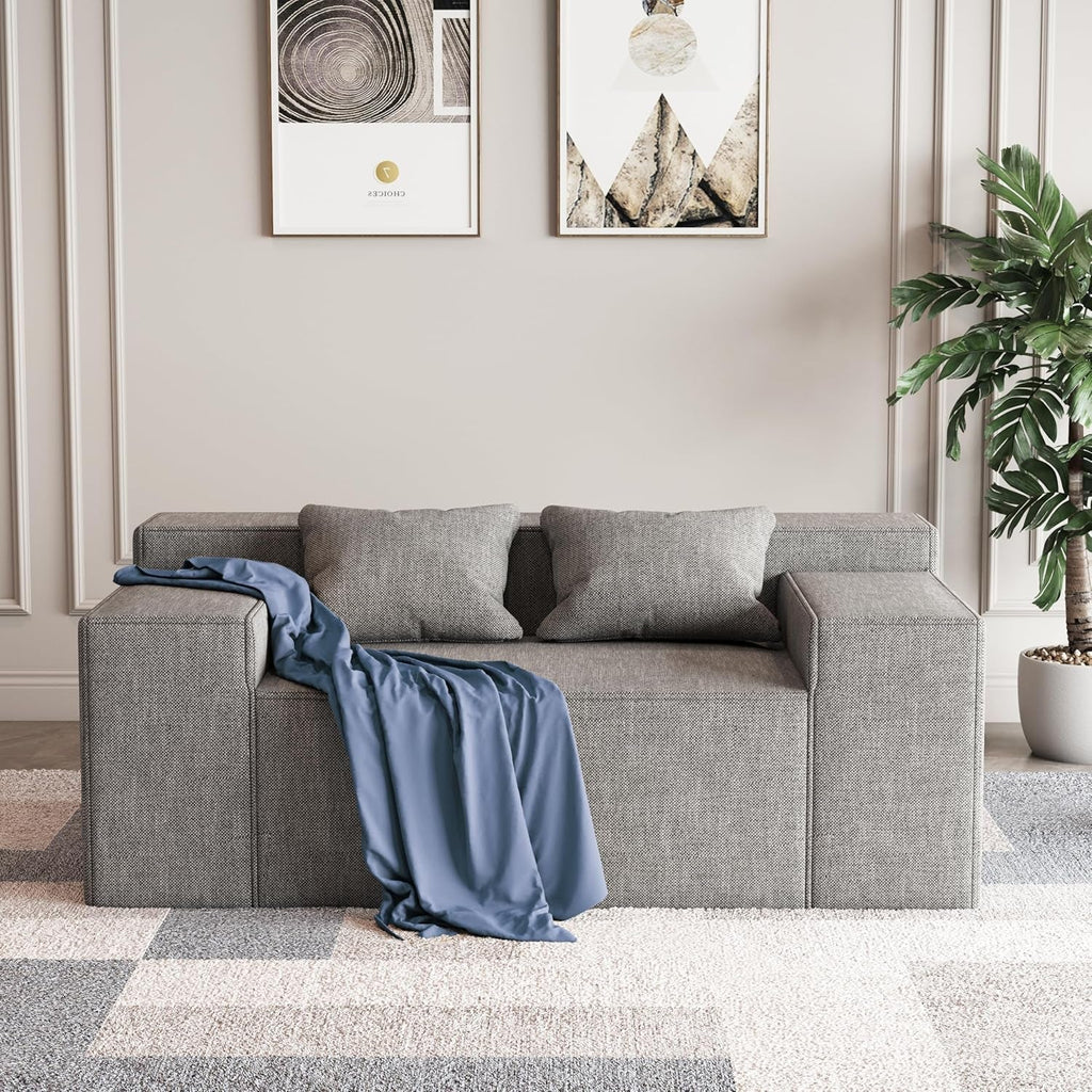 Compact Modern Loveseat Sofa Couch for Small Spaces-0