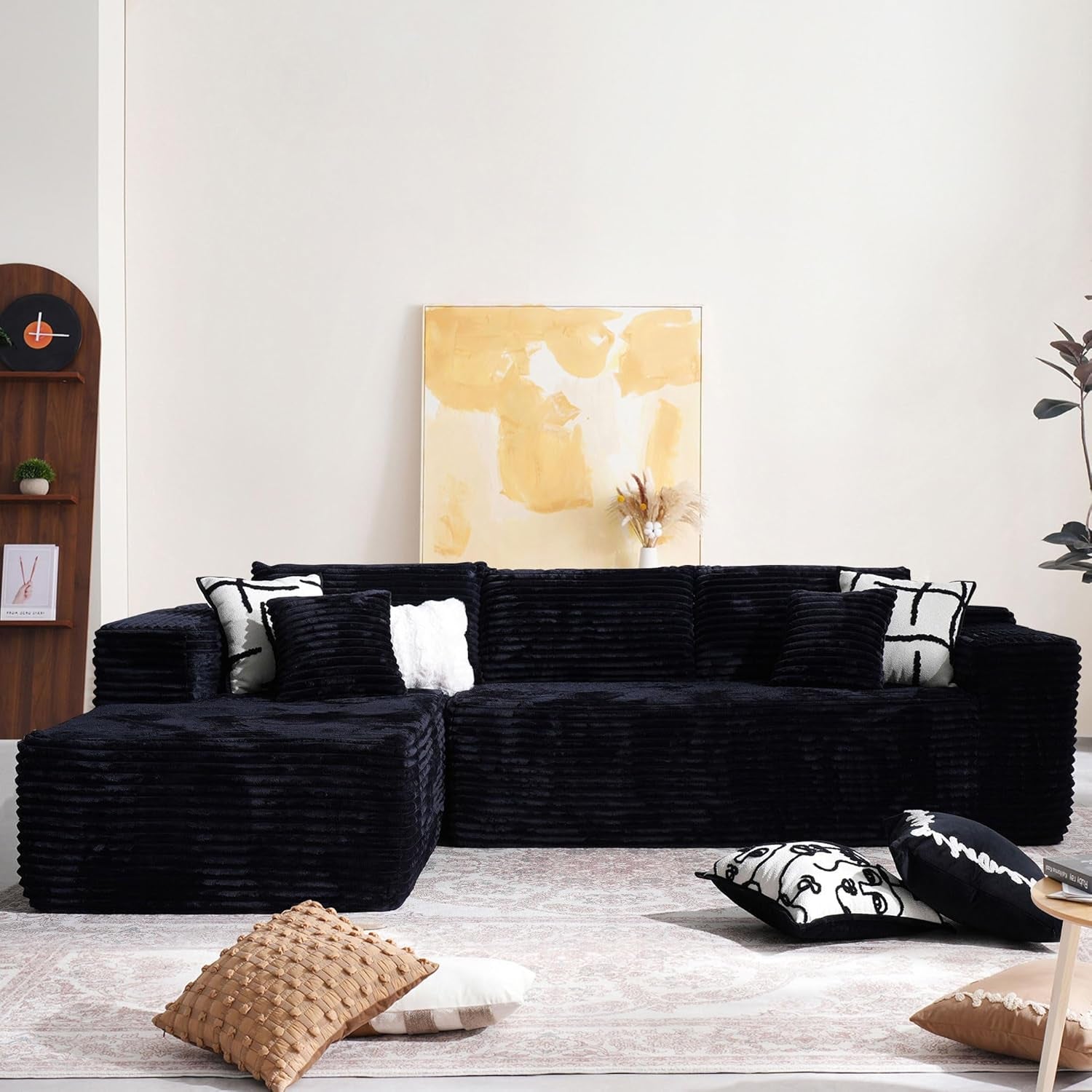 Versatile L Shaped Modular Couch for Living Room-0